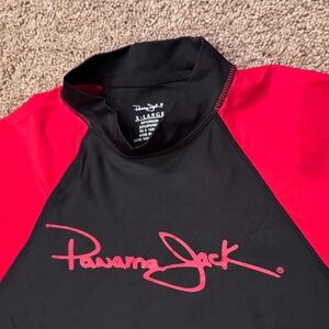 ❤️❤️ 3/$25 Youth Panama Jack XL swim shirt/rash guard short sleeve red